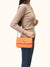 Minimalist Chevron Flap Chain Square Bag  - Women Crossbody