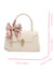 Twilly Scarf Decor Flap Square Bag  - Women Satchels